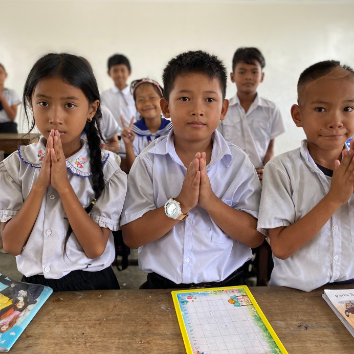 cambodia prayer kid hands